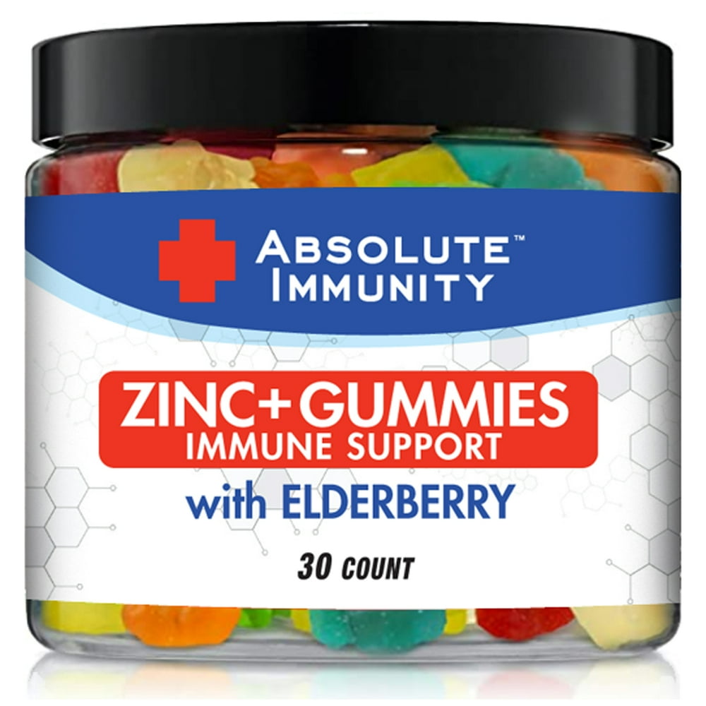 Absolute Nutrition ZINC and Elderberry Gummies Boost Immune System