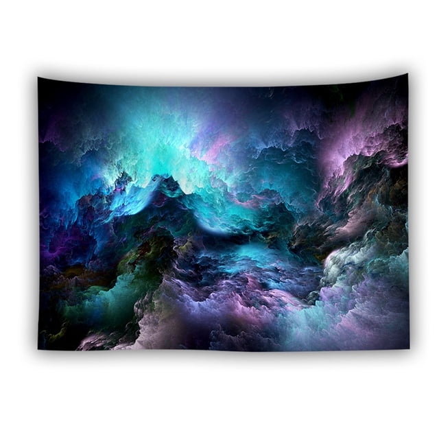 Microtela de pared Tapestry Universe con cielo estrellado, 150 x 150 cm