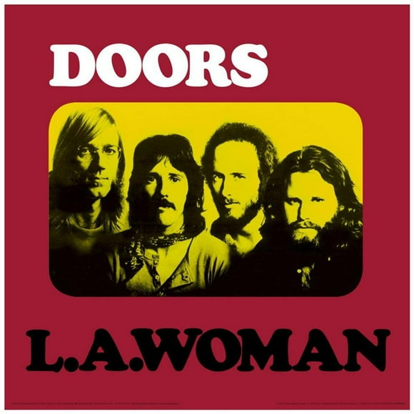 The Doors LA Woman Album Cover Print
