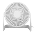 thumbnail image 4 of Ventilador USB de 360 grados, silencioso y regulable, portátil, 5 V, 2,5 W, 13 x 13 x 10 cm, de plástico, para oficina y viajes., 4 of 14
