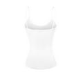 thumbnail image 2 of Basic Women Short Cami Built-In Shelf Bra - 4 Pk - White, White, White, White, M, 2 of 4