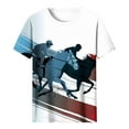 thumbnail image 5 of Youyipin Womens Tops Retro Horse Equestrian Clothing Equestrianism Equestrian T-Shirt Basic Tees Graphic Tees For Women, 5 of 5
