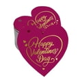 thumbnail image 1 of Inkdotpot Gold Foil Paper Hang Tags Happy Valentine's Day Valentine Favor Tags 50 Pieces, 1 of 6