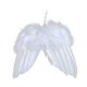 thumbnail image 3 of Adornos de Navidad en blanco para sublimación, almacén de EE. UU., China, adorno de sublimación de ala de Ángel blanco, adorno de plumas en blanco, 3 of 4