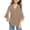 A-Khaki830, variant on JAJAHO Girls 3/4 Sleeve Shirts Glitter Loose Fit Notch V Neck Tshirt For Kids Teens 3-14 Years Carnival Cozy Tops
