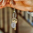 thumbnail image 1 of LOLIPPYY 10Pcs Numbered Stainless Steel Key Tags with Rings Lightweight Metal Key Chain Labels for Identification, 1 of 8