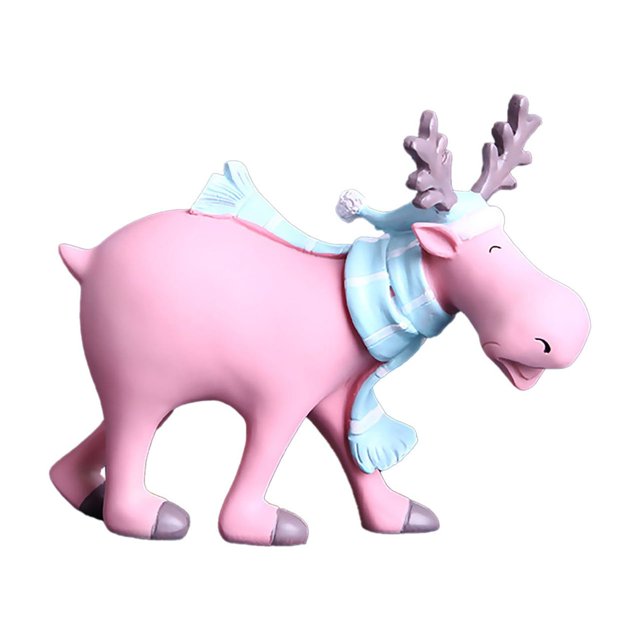 asddcavvf Christmas Deer Figurines for Home Decoration Collectible Deer Statues Figurines for Home and Workspace Decoration. (Walking) Drummer Ornament Christmas Ornament Packs Girls Ornament