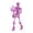 Purple, variant on SHULIN Skeleton Movable Model, Fully Poseable Action Figure with Weapons, 3D Assembly Kit for Display, 8 Styles