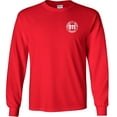 thumbnail image 3 of Fair Game 911 Operator Long Sleeve Shirt Dispatch Fire EMS Police Circle-Red-2x, 3 of 5