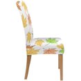 thumbnail image 3 of RYLABLUE Fall Autumn Color Leaves Stretch Chair Cover Protector Seat Slipcover for Dining Room Hotel Wedding Party Set of 4, 3 of 5