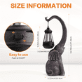 thumbnail image 5 of Solar Elephant Statue Outdoor Garden Resin Sculpture Solar LED Light Art Ornament Waterproof Landscape Decor for Yard Lawn Patio Home, 5 of 7
