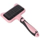 thumbnail image 4 of Cat Slicker Brush, Cat Grooming Brush Dientes Curvos De 140 Grados Autolimpieza Dientes De Acero Inoxidable Fácil De Usar Para Gatos Para Depilación ANGGREK Rosa, 4 of 8