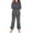 Dark Gray, variant on Boys Girls Fuzzy Fleece Pajamas Kids Cozy Wam Sweaters Top and Pants 2 Piece Sets Loungewear