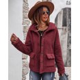 thumbnail image 3 of REDHOTYPE Plush Jacket Tops Winter Women's Casual Temperament, 3 of 7