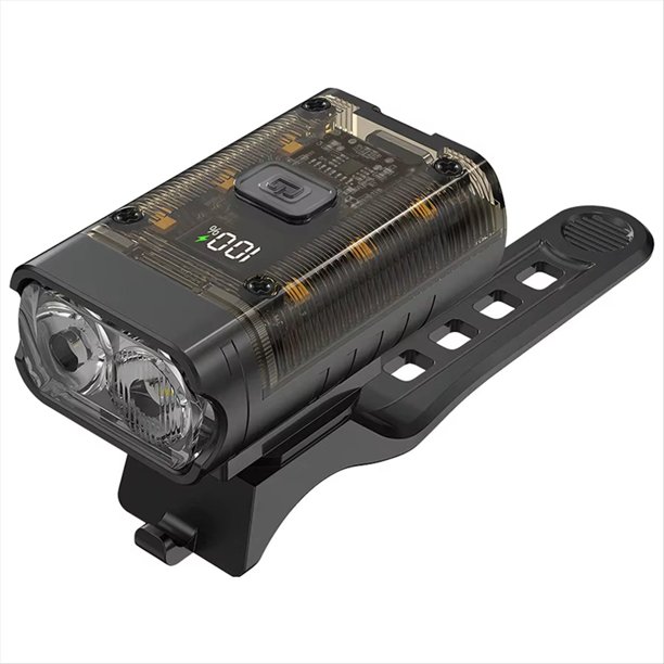 Luz LED para Bicicleta T6 Recargable por USB, Delantero para Bicicleta, Linterna Frontal con Luz Trasera, Lámpara de Seguridad para Ciclismo y Scooter B