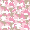 Fleece Camo, Pink Mist, 59/60" Wide, Fab