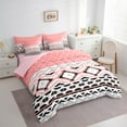 thumbnail image 3 of Manfei Tribal Aztec Bedding Comforter Set 7 Pieces for Kids Children Teens,Bohemian Theme Full Bedding Set Lightweight,Polka Dots Fitted Sheet Flat Sheet,Super Cozy Room Decor,Reversible, 3 of 8