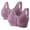 Purple, variant on Lingerie for Women Plus Size All Day Deep V Wireless Bra, Bras for Women No Underwire, Comfortable Bra and Supportive Bras for Women, No Wire Bra 38,Rose Gold