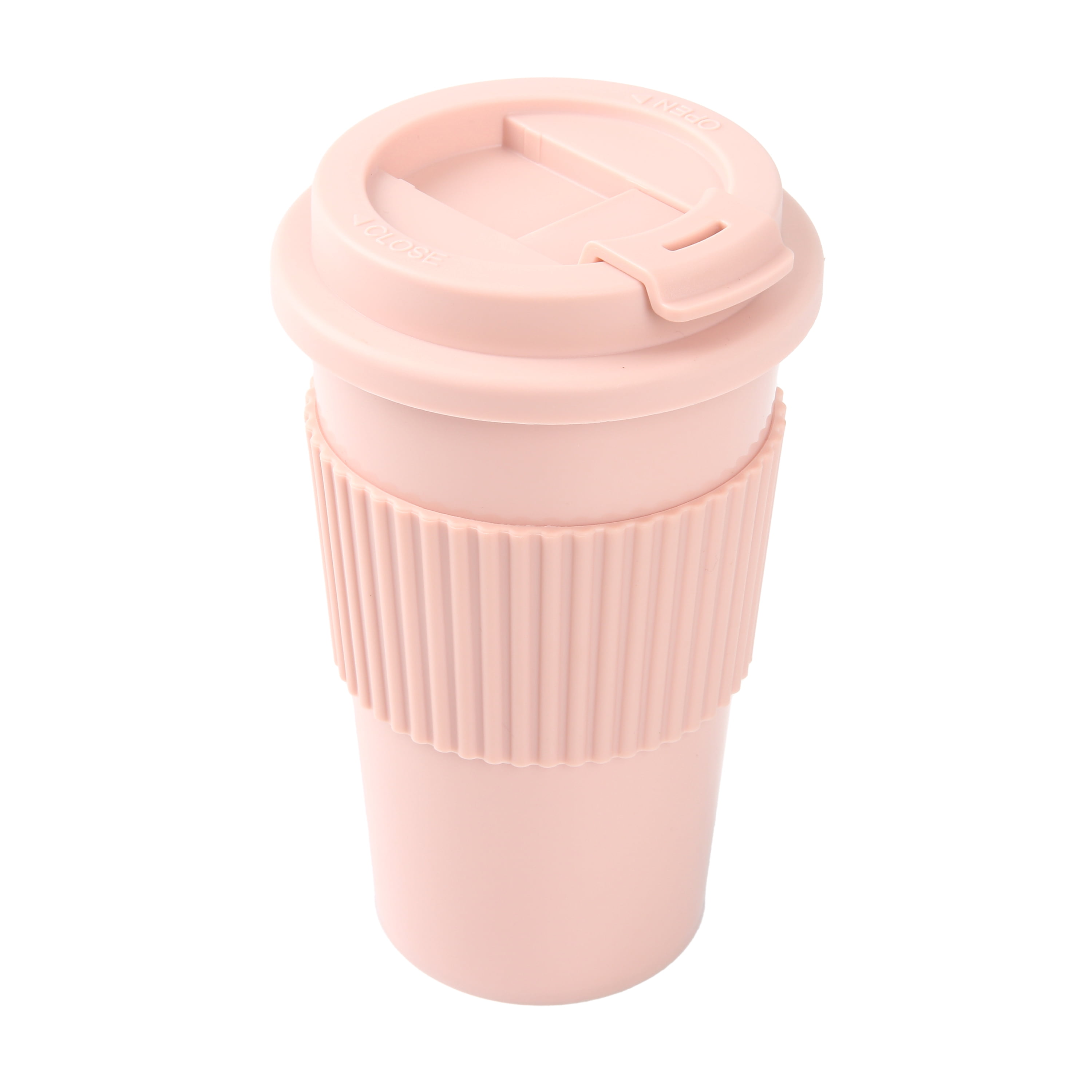 Mainstays 18oz Coffee Tumbler, Blush Pink