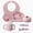 Pink, variant on Brown Silicone Feeding Set for Baby Self-Feeding and Solids Introduction