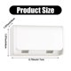 thumbnail image 2 of 2 Pack Toothbrush Holder Wall Mounted with Cover for Bathroom, 2 Slots Self Adhesive Toothbrushes Holder White Toothbrush Hanger, 2 of 5