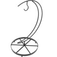 thumbnail image 5 of Stylish Space Saving Iron Fruit Storage Container with Hanging Rack for Bananas, Grapes – Kitchen & Dining Room Organizer for Indoor/Outdoor Use, 5 of 5