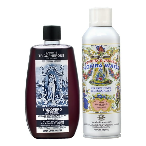 Lenman & Kemp Barry's Tricopherous (Black) 8oz   Florida Water Spray 8oz