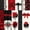 Black Red White, variant on Manfei Red Roses Bowknot Twin Quilt Set for Girls,Chic Flowers Bohemian Damask Twin Coverlet Set for Teens Female
