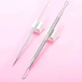thumbnail image 3 of Professional 2-Piece Stainless Steel Acne and Blackhead Remover Tool Kit with Multi-Functional Design, 3 of 8