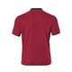 thumbnail image 4 of Mens Manga Corta Botón Abajo Camisas con Diseño de Bloque de Color de Bolsillo, Cuello Redondo Blusa de Moda de Ocio, 4 of 4