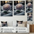 thumbnail image 4 of Designart A Blooming Purple Dahlia Flower In Winter V Canvas Wall Art, 4 of 5