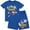 Royal, variant on FREEZE Boy's Sonic The Hedgehog Short Sleeve T-Shirt and Shorts Set