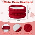 thumbnail image 4 of DAKIMOE Winter Hat and Scarf Gloves Headband Set, Warm Fleece Beanie Knit Touchscreen Gloves for Women Men, 4 of 8