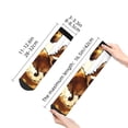 thumbnail image 2 of Salouo Autumn Raccoon In Forest Pattern Unisex Middle Tube Socks,Middle-Finger Knee High Socks Over The Calf Tube Stocking Crew Stockings for Women and Men Tube Socks, 2 of 8