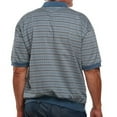 thumbnail image 4 of Classics by Palmland Jacquard Short Sleeve Banded Bottom Shirt, 4 of 4