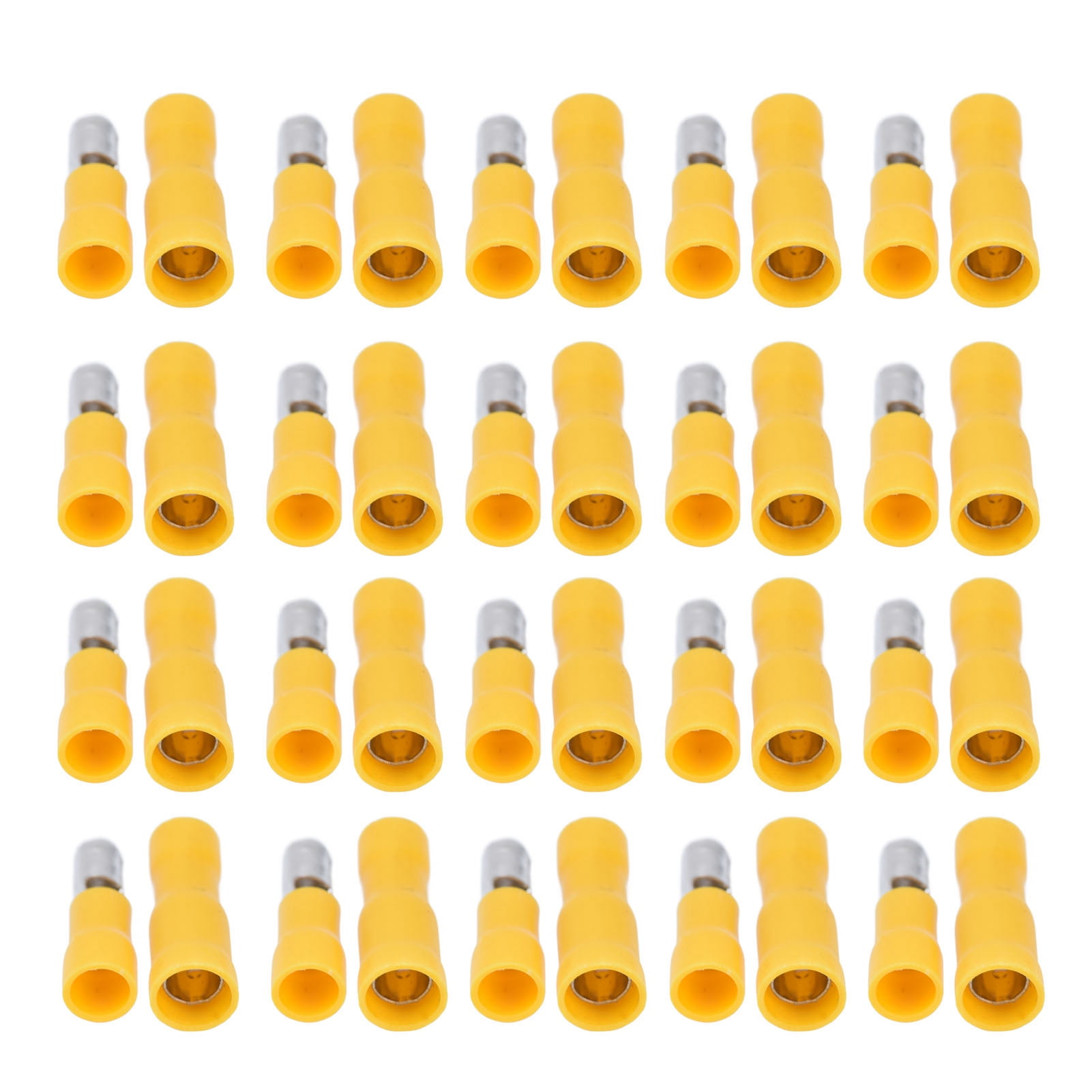 Gupbes Bullets Connector,Crimp Terminal,50Pcs Crimp Connector 12‑10 AWG