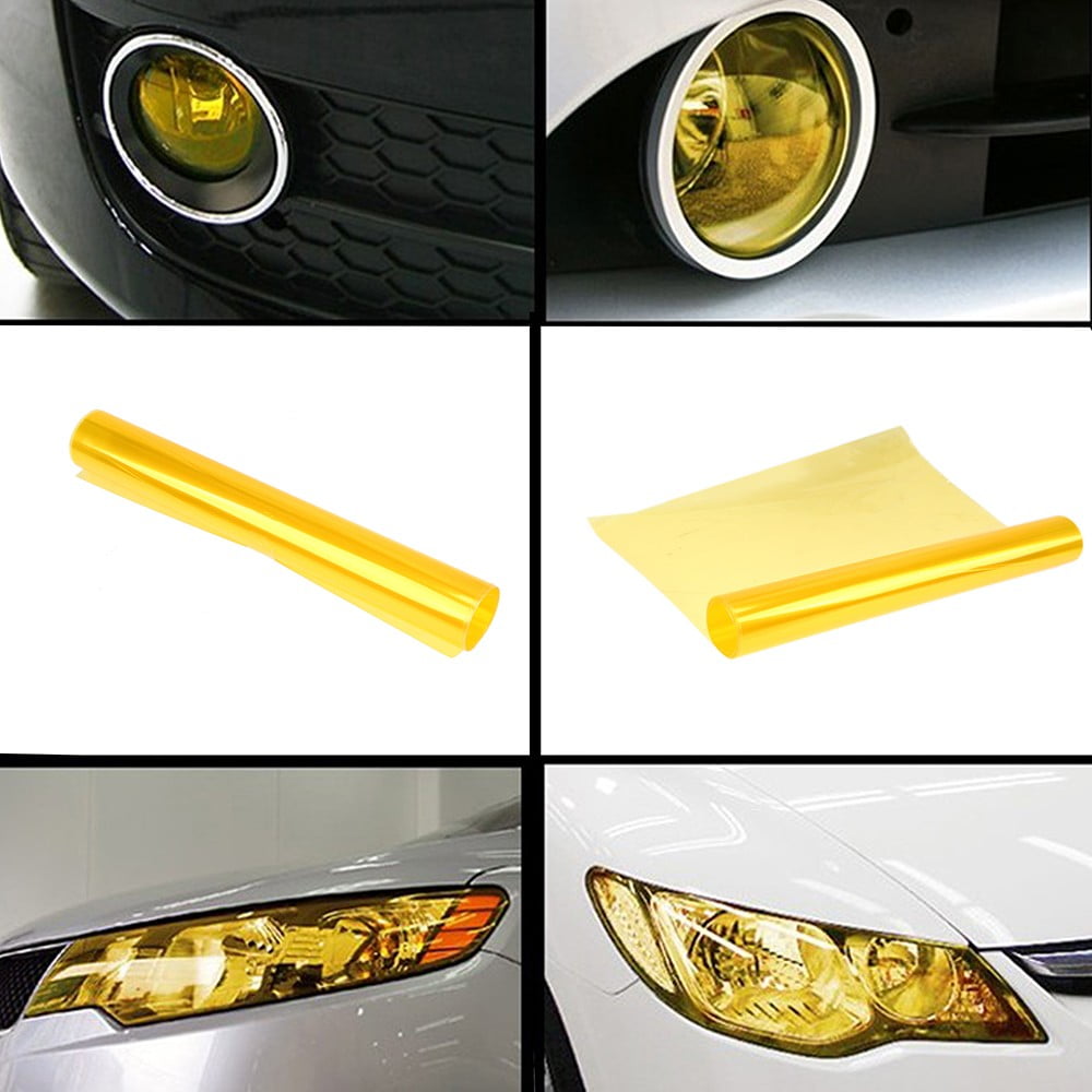 Possbay Car headlight change color filmPVCgolden30*60cm