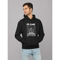 thumbnail image 2 of Planet Earth Illustration Hoodie Men -Image by Shutterstock, Male x-Large, 2 of 4