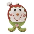 thumbnail image 1 of Northlight Ornement de Noël Incassable Pailleté Rouge et Vert 9 Pouces Gingerbread Boy, 1 of 3