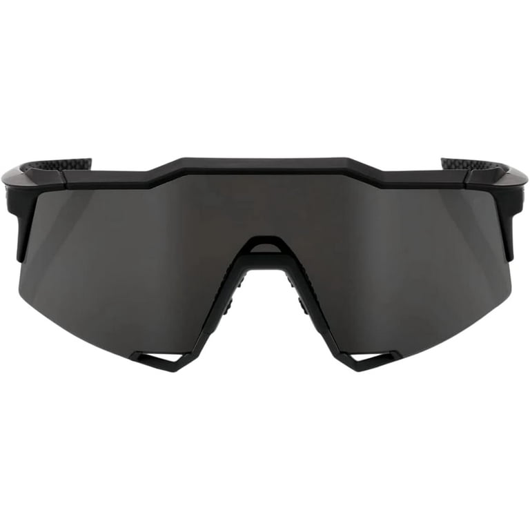 100 Speedcraft Baseball Sunglasses Soft Tact Black w Smoke Lens 102 02