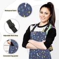 thumbnail image 3 of Dreamtimes Bone Blue Mothers day Kitchen Apron,Oven Mitt,Pot Holder,Towel,Birthday Gifts Set for Mom Wife Grandma, 3 of 6