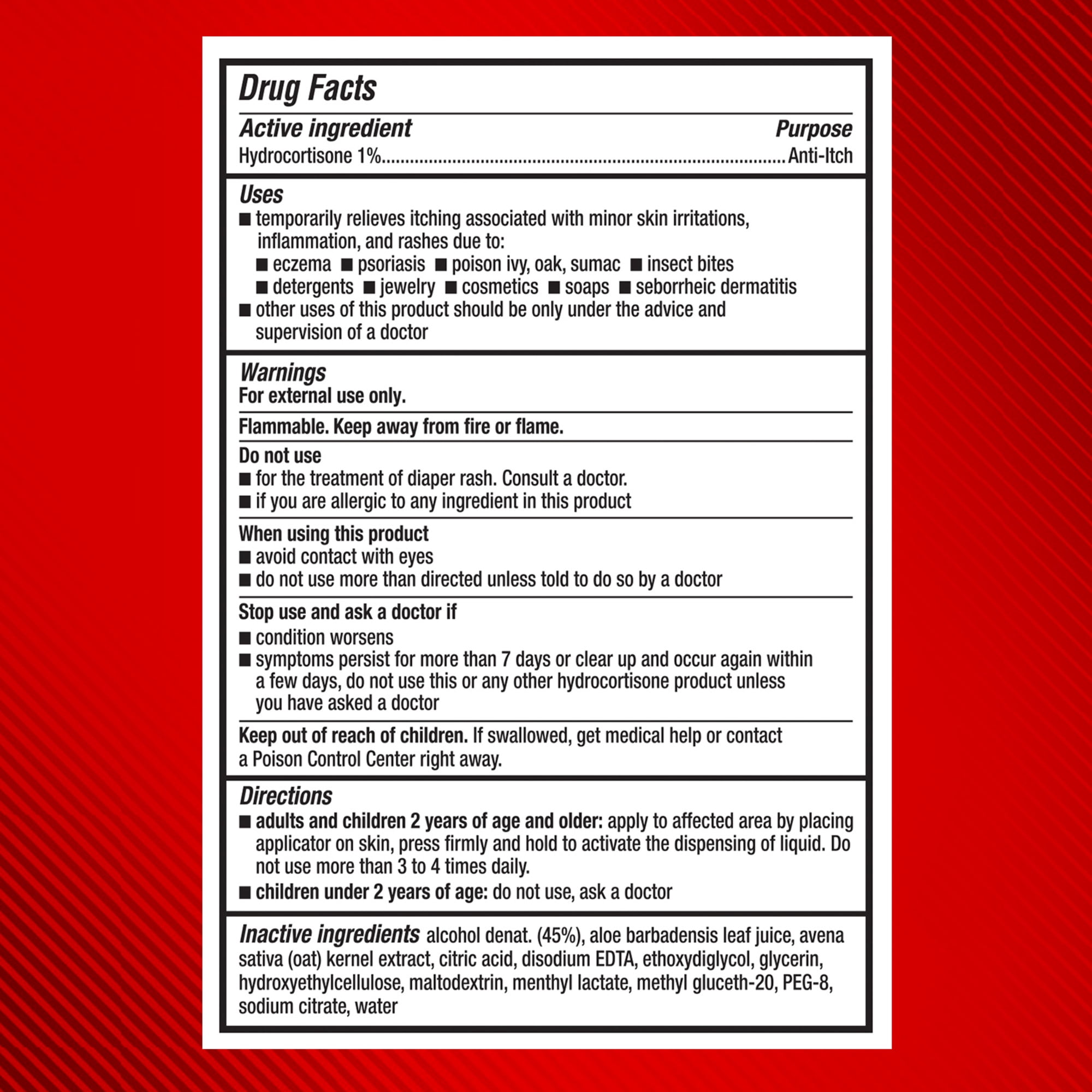 Cortizone-10 1% Hydrocortisone Anti Itch Roll-on Liquid for Eczema and Bug Bite Relief, Maximum Strength, 1.25 fl oz