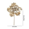 thumbnail image 6 of Zawou Champagne Gold Artificial Poinsettia Flower Arrangement, High-End Christmas Decoration for Centerpieces, Wreaths, and Holiday Tables, 6 of 6
