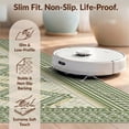 thumbnail image 6 of Design&I 5'x7' Ultra Soft Area Rug, Sage Lattice Cream Geometric Interlocking Botanical Bathroom None Fluffy Washable Non Shedding for Bedroom Living Room Home Office, 6 of 7