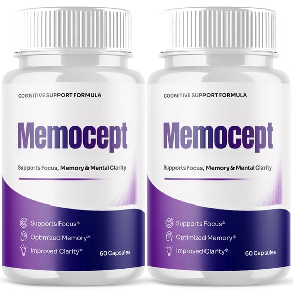 Memocept Advanced Formula Brain Support Pills Maximum Strength Supplement Memo Cept 120 Capsules
