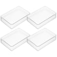 thumbnail image 4 of 4pcs Clear Plastic Playing Card Boxes Poker Gaming Playing Card Deck Cases Holder, 4 of 8