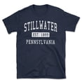 thumbnail image 1 of Stillwater Pennsylvania Classic Established Men's Cotton T-Shirt, 1 of 1