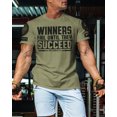 thumbnail image 3 of Gymish Winners Fail Workout T-Shirt for Men – Funny Gym Shirt, Mens Fitness Tee, Motivational Gym Clothes, Workout TShirt for Men, 3 of 6