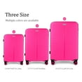 thumbnail image 6 of 3 Piece Hardside Luggage Set Expandable Suitcase with Spinner Wheels,Lightweight Hardshell Suitcase Set 20in24in28in, Pink, SQ249, 6 of 8