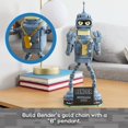 thumbnail image 4 of Brickcraft Futurama Bender Kit de Construcción de Ladrillos (Juego de 396 Piezas de Plástico), Figura de Exhibición Coleccionable de Ciencia Ficción, Modelo de Juego de Ladrillos de Juguete para Adult, 4 of 5